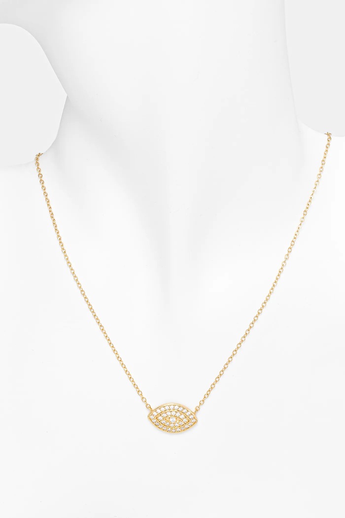 Akcesoria Aldo naszyjnik pozłacany EYENECKLACE.972 złoty
