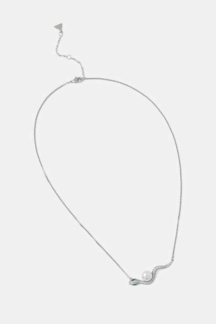 Náhrdelník Aldo zirkonie stříbrná SERPENTE.973