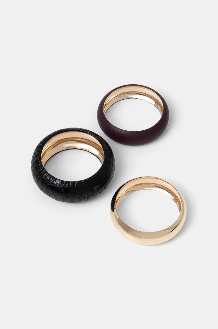 Aldo brățară 3-pack 3-pack negru USMAS.240