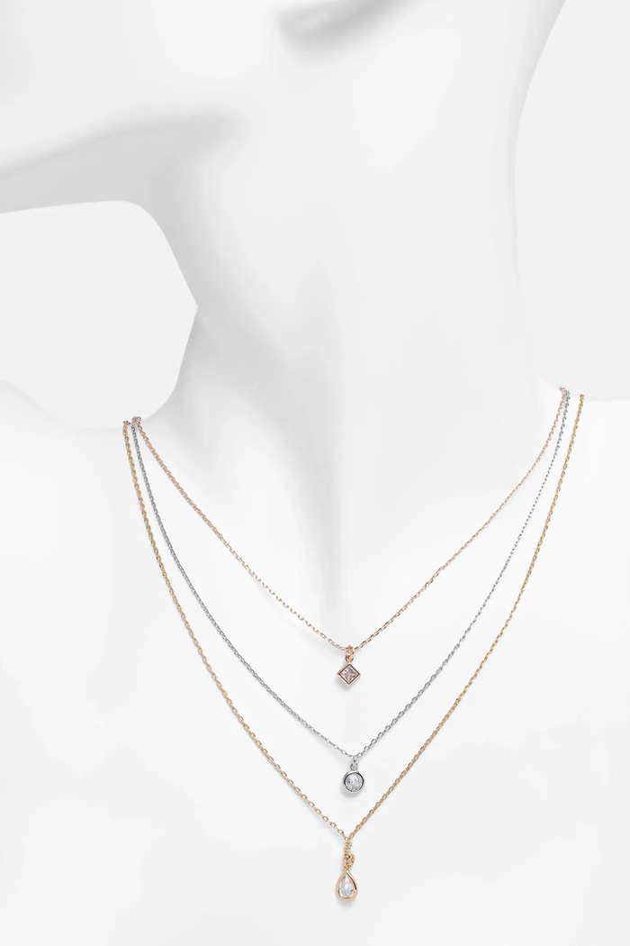 Accesorii Aldo coliere 3-pack ALODARIEL.962 aur