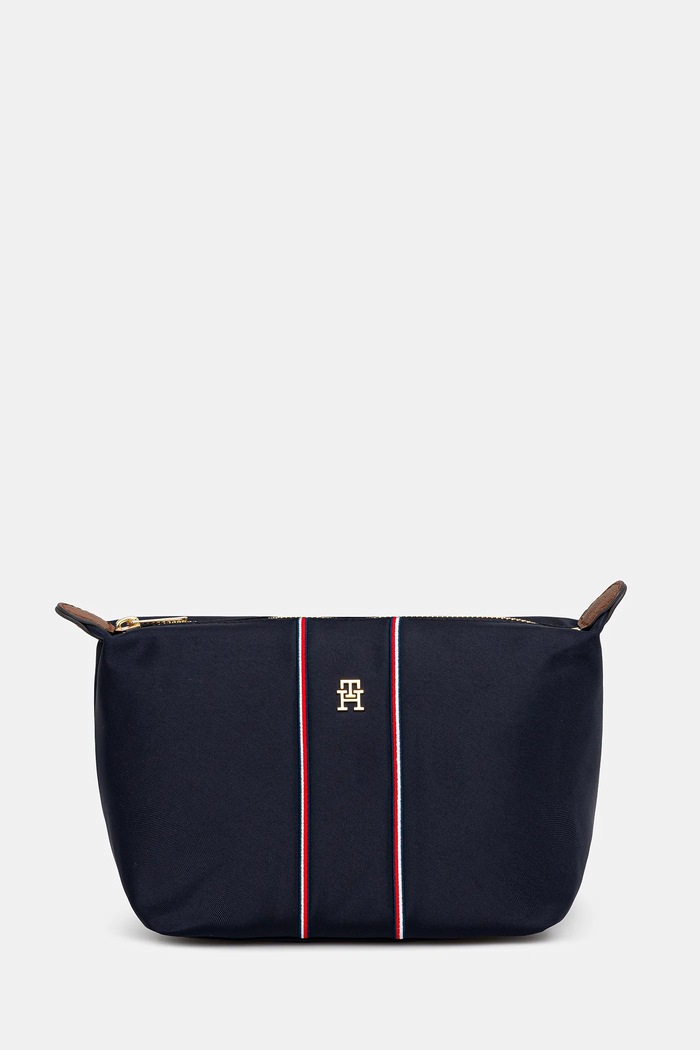 Tommy Hilfiger borsa da toilette Planet friendly blu navy AW0AW17952