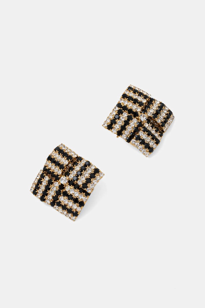 Luisa Spagnoli clip on zirconiu cubic argintiu 542552