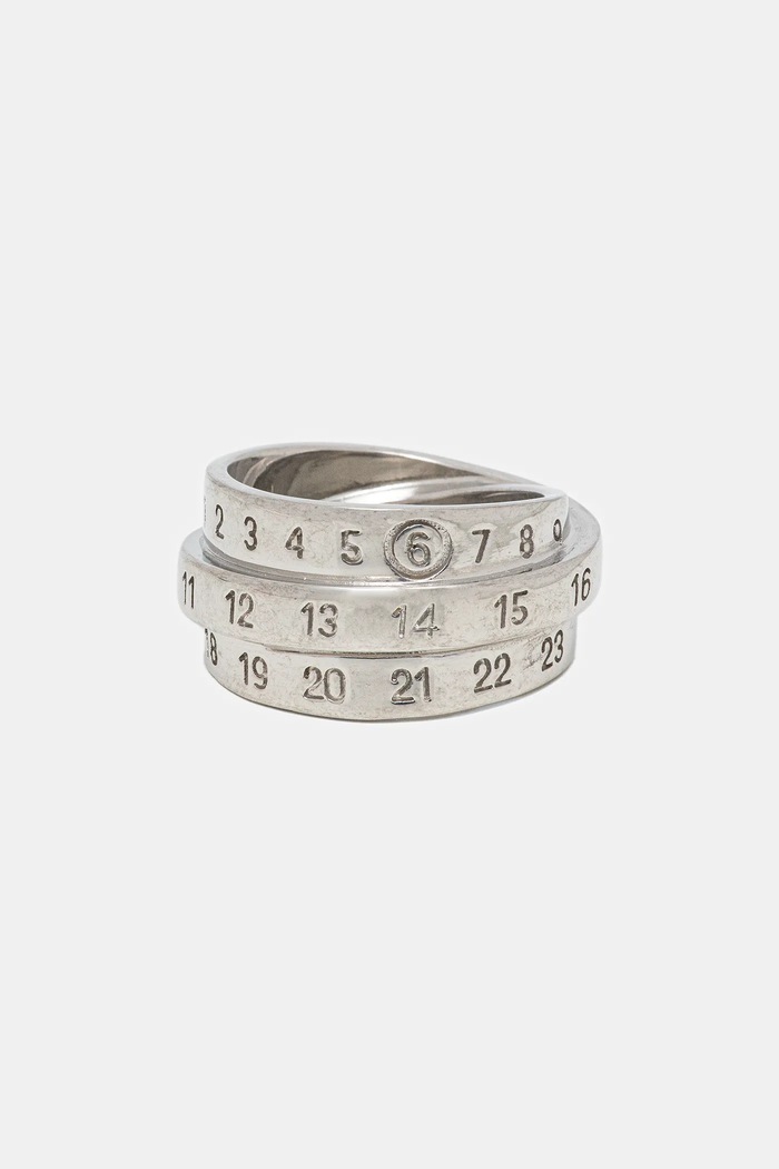Перстень MM6 Maison Margiela срібний SM6UQ0073.P6627.956