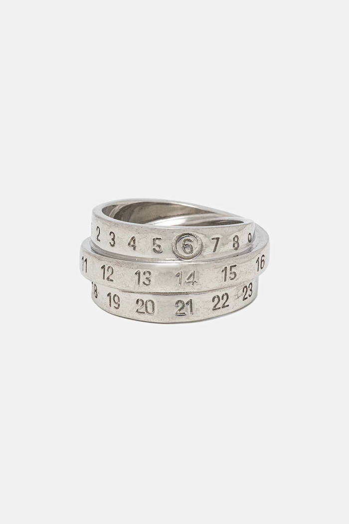 Перстень MM6 Maison Margiela срібний SM6UQ0073.P6627.956