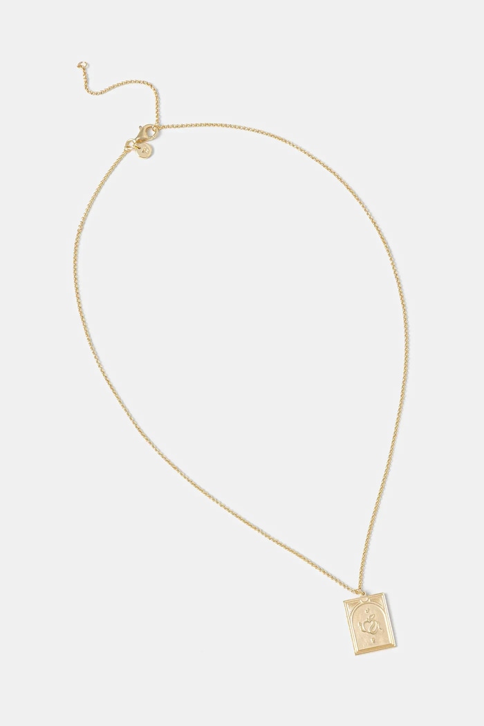 Tom Wood naszyjnik srebrny pozłacany Tarot Lovers Pendant Gold pozłacane złoty 101080