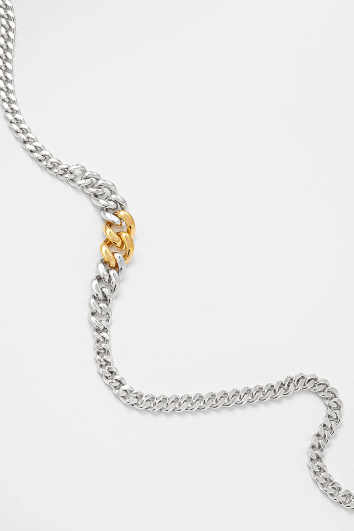 Срібне кольє Tom Wood Dean Chain Duo 101250 золотий AW25