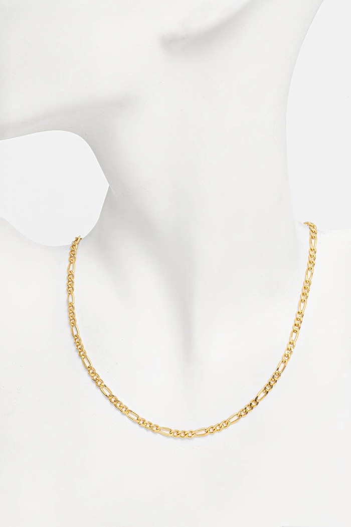 Kiegészítők Tom Wood aranyozott nyaklánc Bo Chain Medium Gold 101266 arany