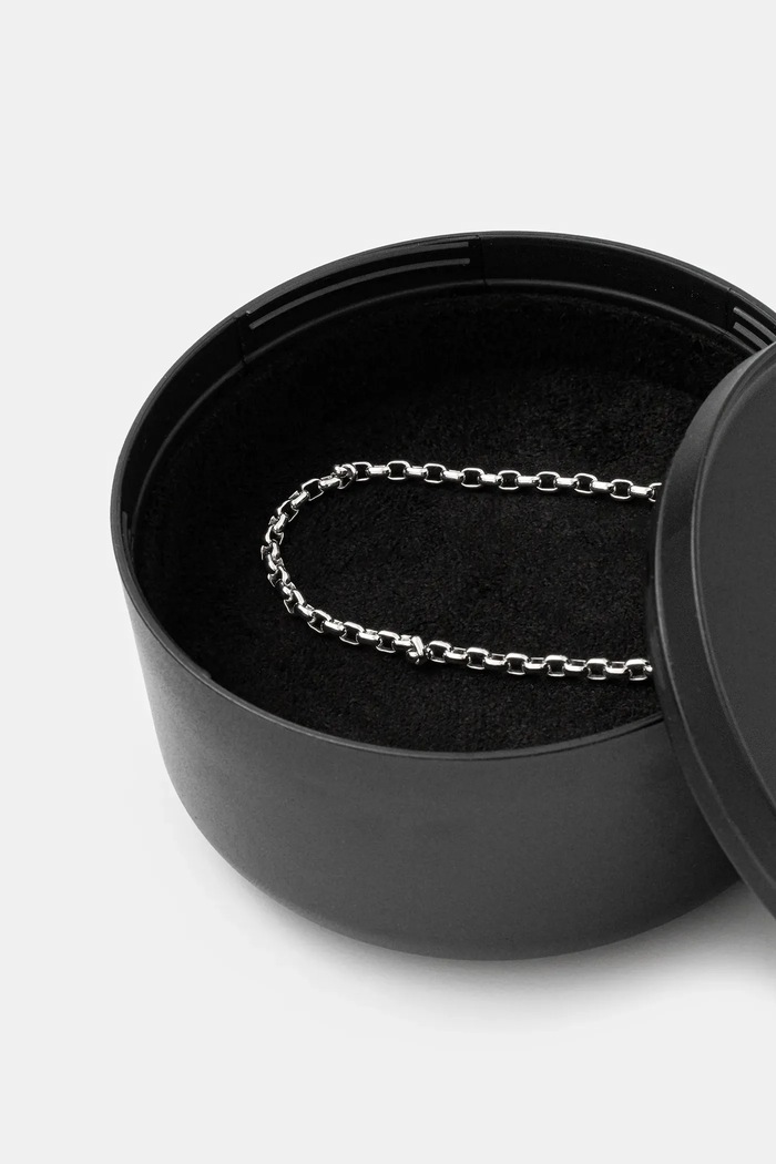 Tom Wood ezüst nyaklánc Lee Chain Thick ezüst 101492
