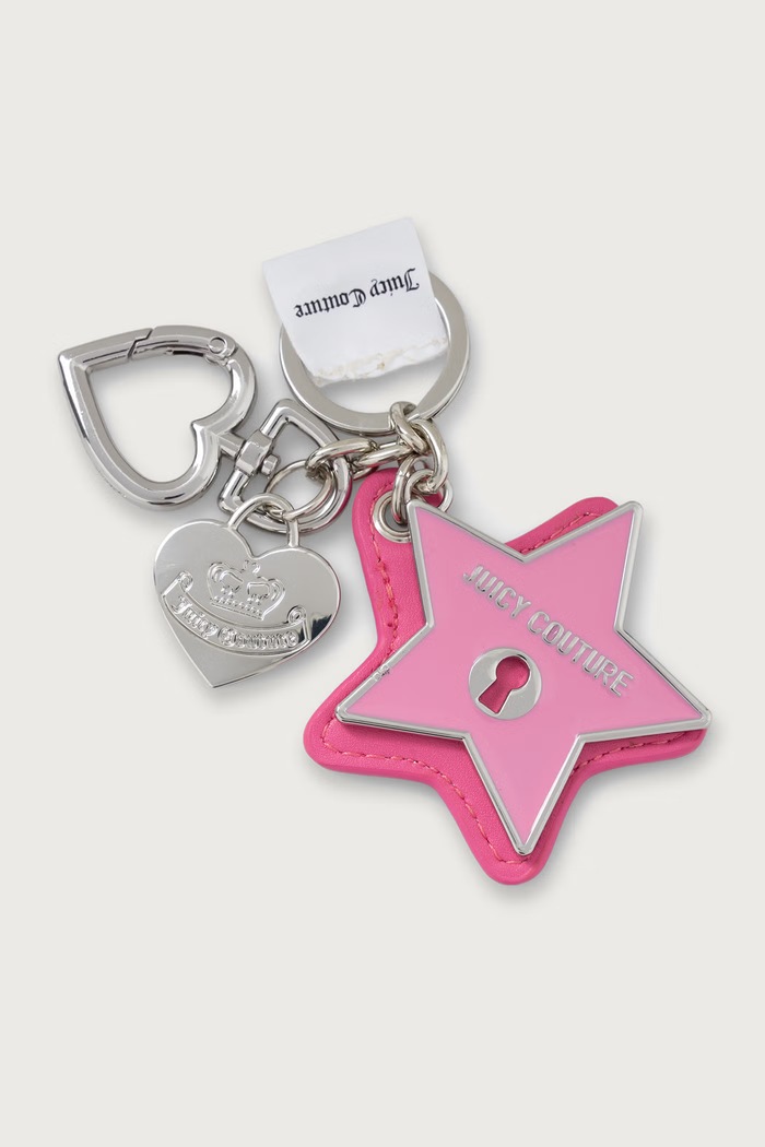 Juicy Couture Brelok damski STAR różowy AIJ1K8610WXI