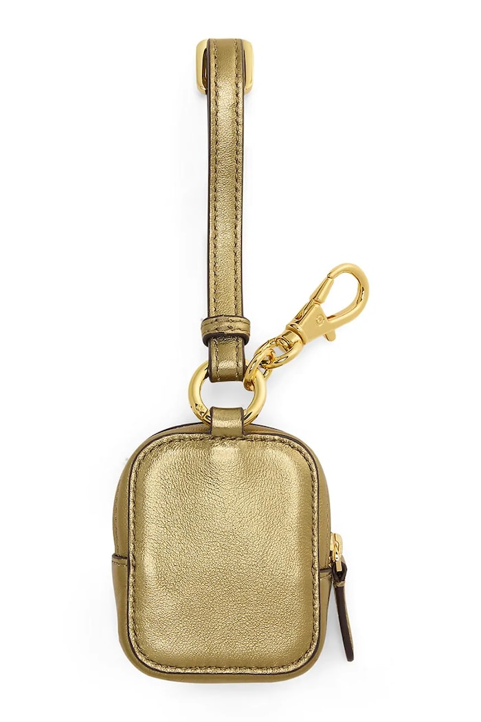 Kožená kľúčenka Lauren Ralph Lauren 432981196 zlatá AW25