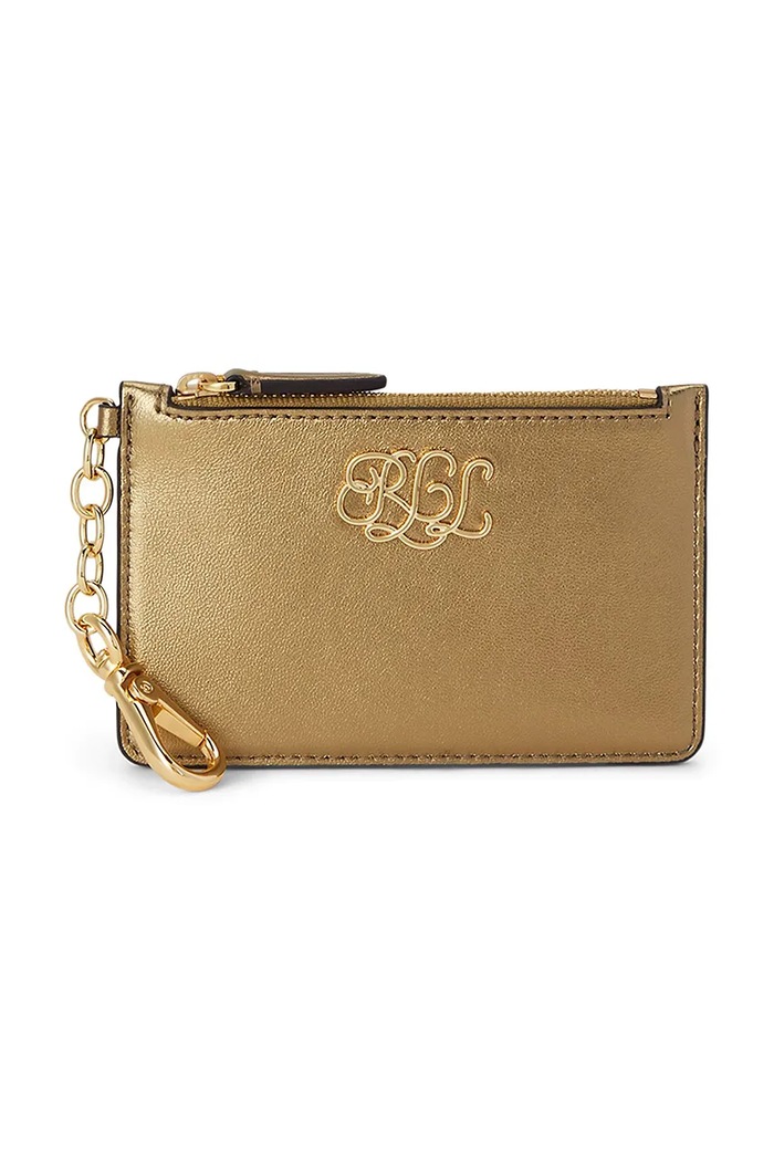 Lauren Ralph Lauren bőr kártyatok kártyatartó arany 432982049