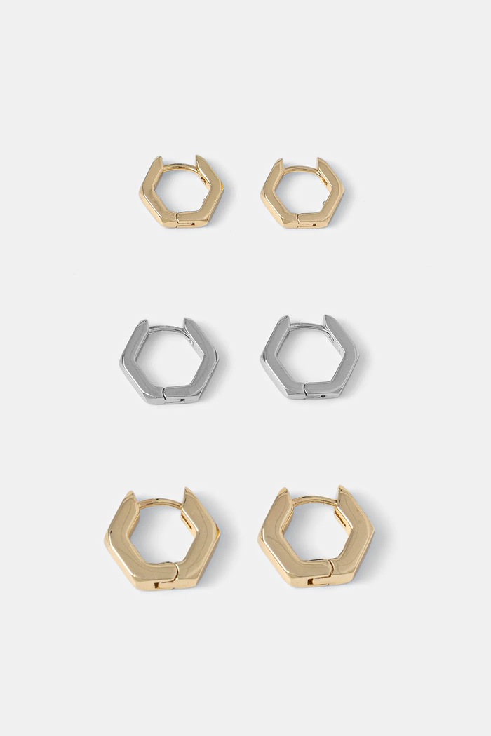 AllSaints cercei 3-pack 3-pack aur 37549288TWO974