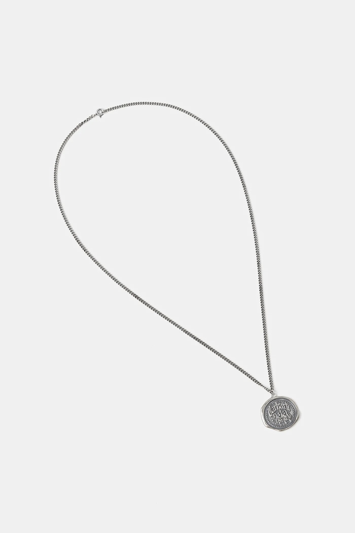 Срібне кольє Carhartt WIP Hackwork Pendant срібний I035851.95XX