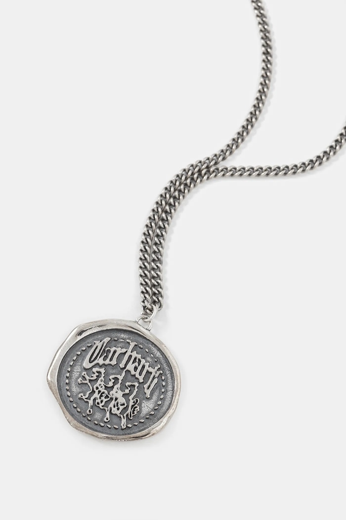 Срібне кольє Carhartt WIP Hackwork Pendant I035851.95XX срібний AW25