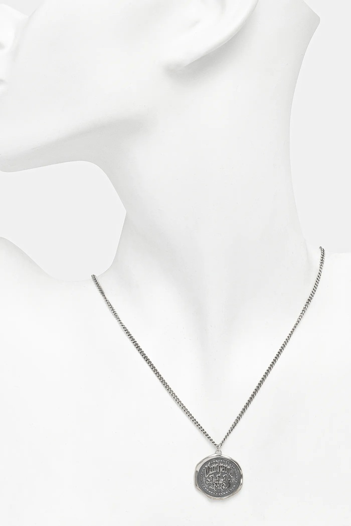 Срібне кольє Carhartt WIP Hackwork Pendant срібний I035851.95XX