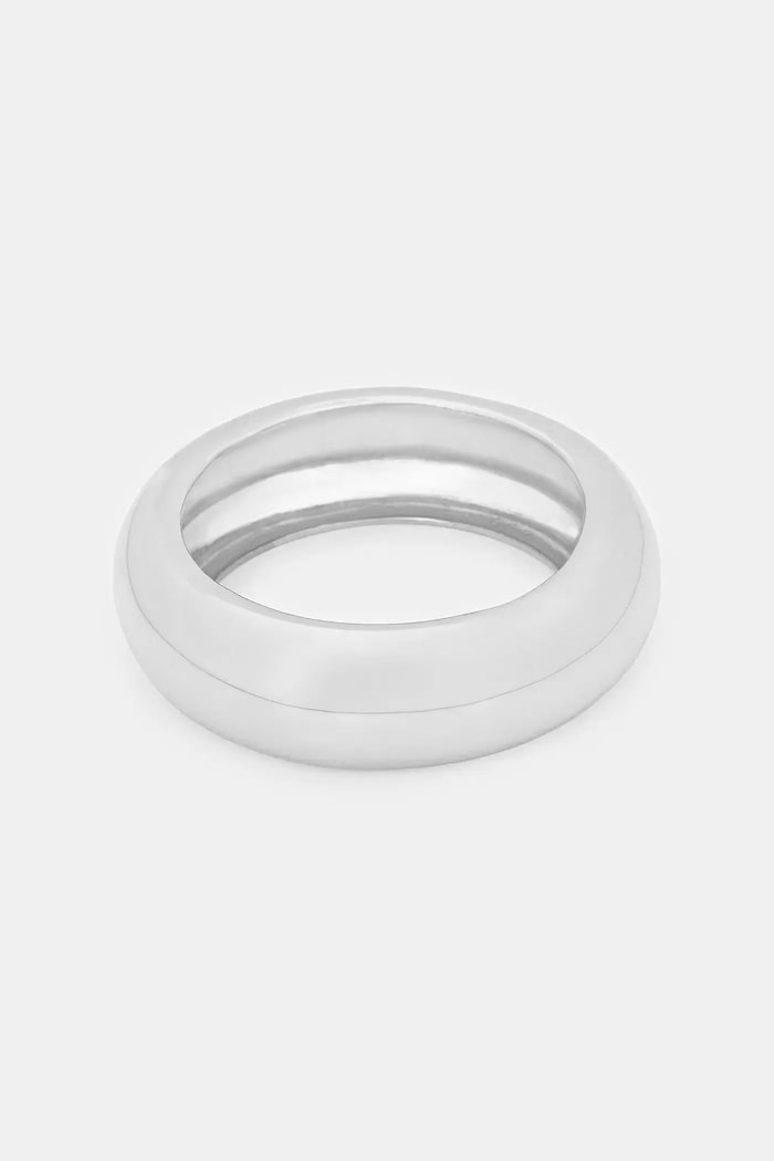 Postriebrený náramok Naked Wolfe Dea Bangle strieborná Dea.Silver