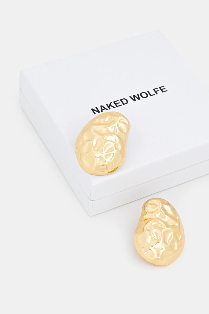 Doplnky Náušnice Naked Wolfe Evanna Evanna.GOLD zlatá