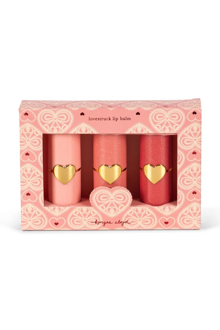 Konges Sløjd Balsam de buze pentru copii 3-pack roz KS102341.9BYA
