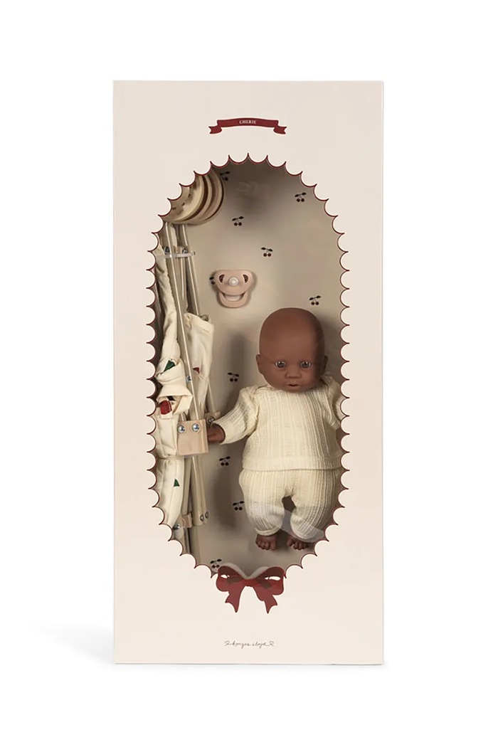 Voziček za punčke Konges Sløjd CHERIE DOLL STROLLER SET bež KS103749.9BYA