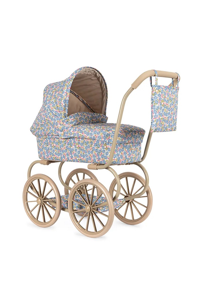 Коляска для кукол Konges Sløjd MINNIE DOLL PRAM голубой KS103917.9BYA