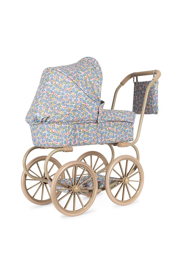 Девочка Коляска для кукол Konges Sløjd MINNIE DOLL PRAM KS103917.9BYA голубой