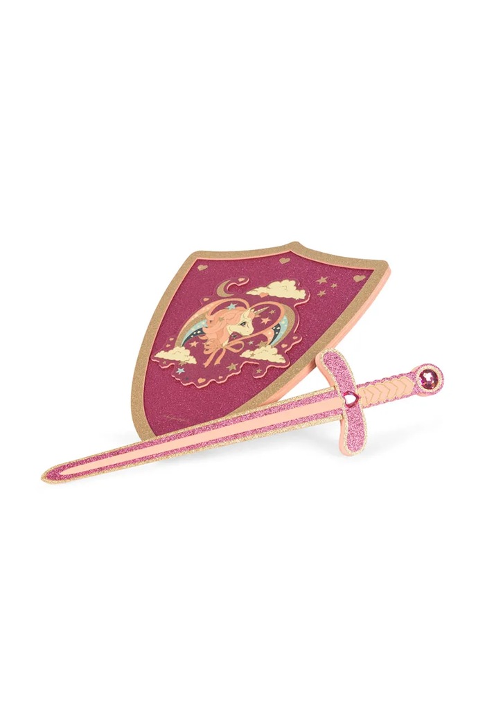 Konges Sløjd Jucărie pentru copii SWORD AND SHIELD roz KS104007.9BYA