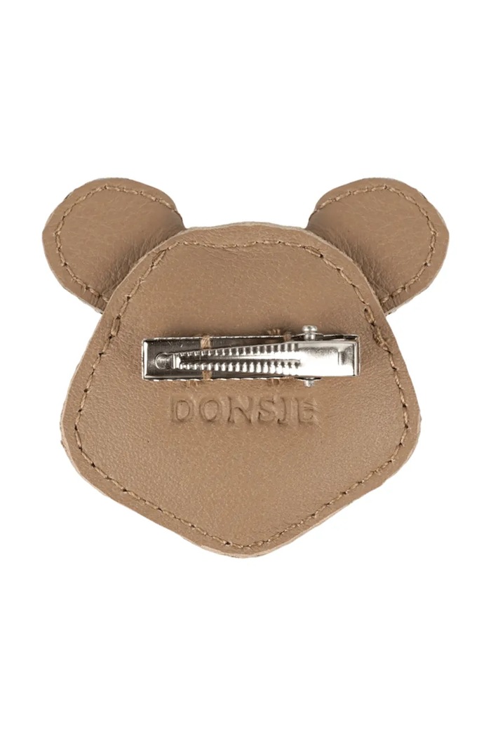 Fete Donsje ac de păr pentru copii din piele Josy Exclusive Hairclip Mouse 6009135 bej