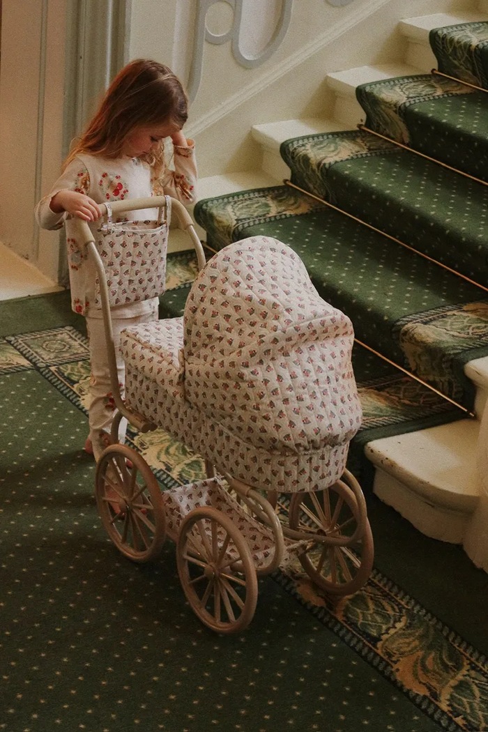 Καροτσάκι για κούκλες Konges Sløjd MINNIE DOLL PRAM μπεζ KS104375.9BYA