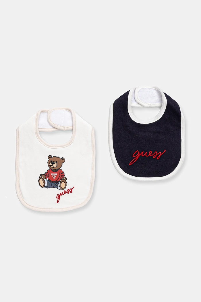 Guess salopete pentru bebeluși 2-pack alb H5YW17.KA6W1.9BYA