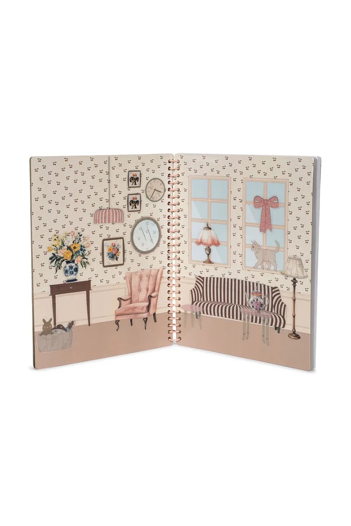 Książeczka dla dzieci MY STICKER BOOK Konges Sløjd KS103935.9BYA zielony