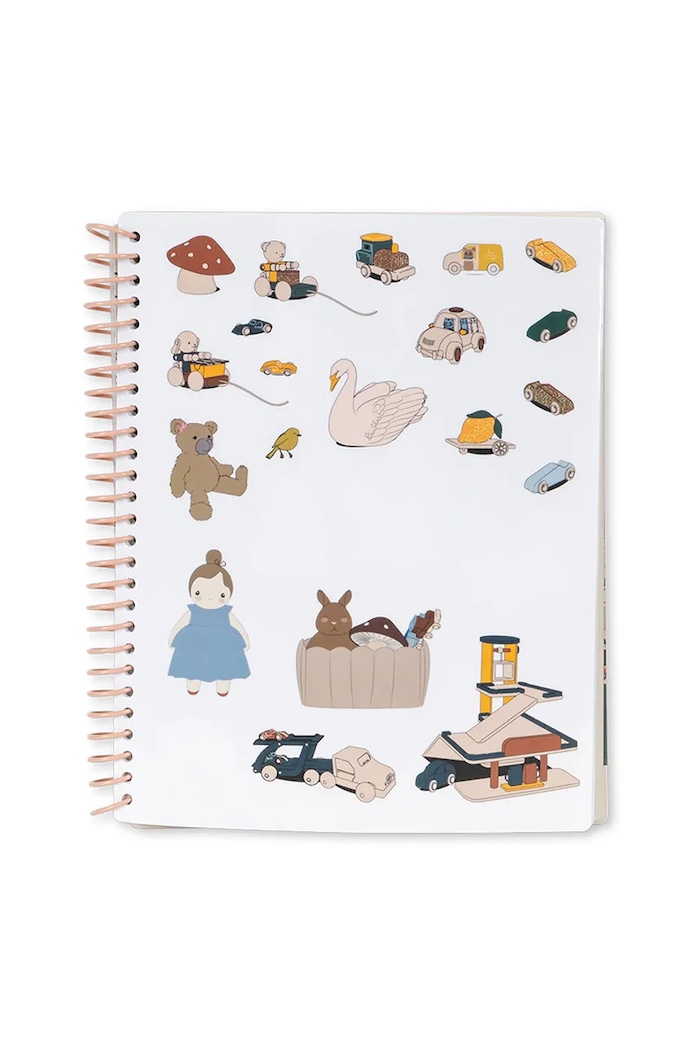 Książeczka dla dzieci MY STICKER BOOK Konges Sløjd zielony KS103935.9BYA