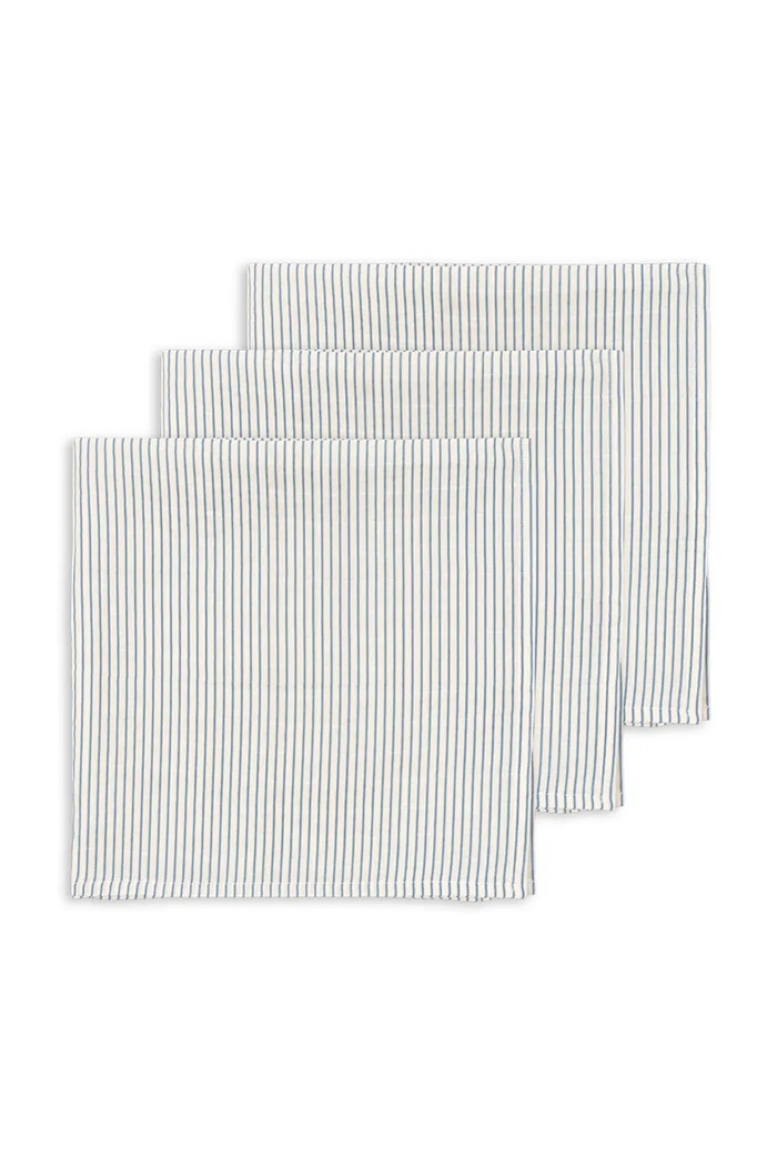 Konges Sløjd Βρεφικό ύφασμα Konges Sløjd 3 PACK MUSLIN CLOTH GOTS 3-pack KS103655.9BYA μπλε AW25