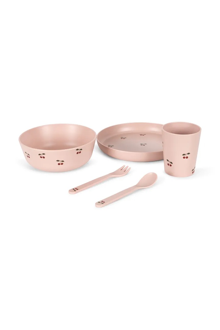 Konges Sløjd set de veselă pentru copii DINNER SET Produs pentru bebe roz KS103768.9BYA