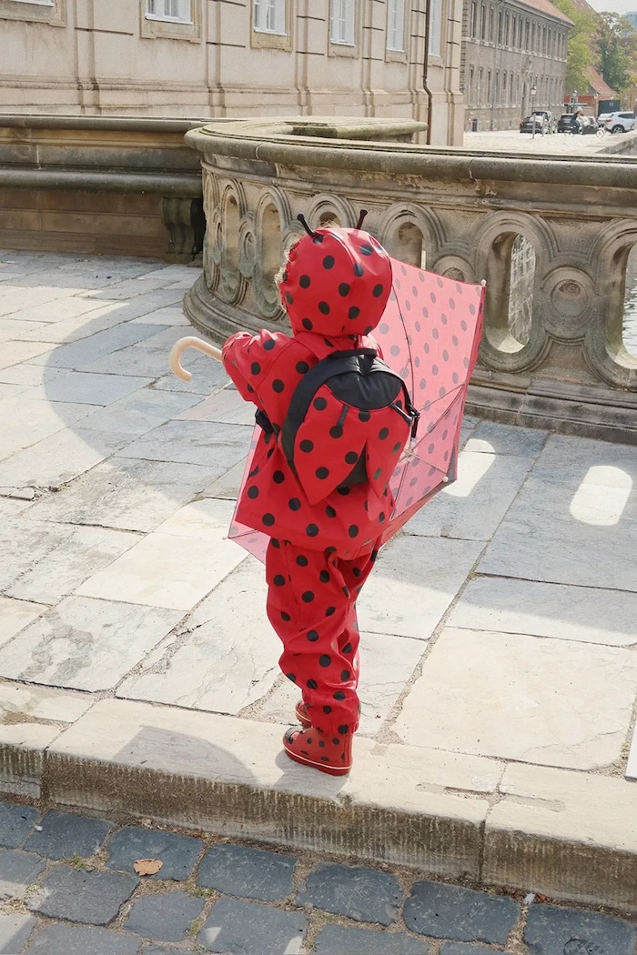 Konges Sløjd parasol dziecięcy LADY DOT UMBRELLA KS103493.9BYA