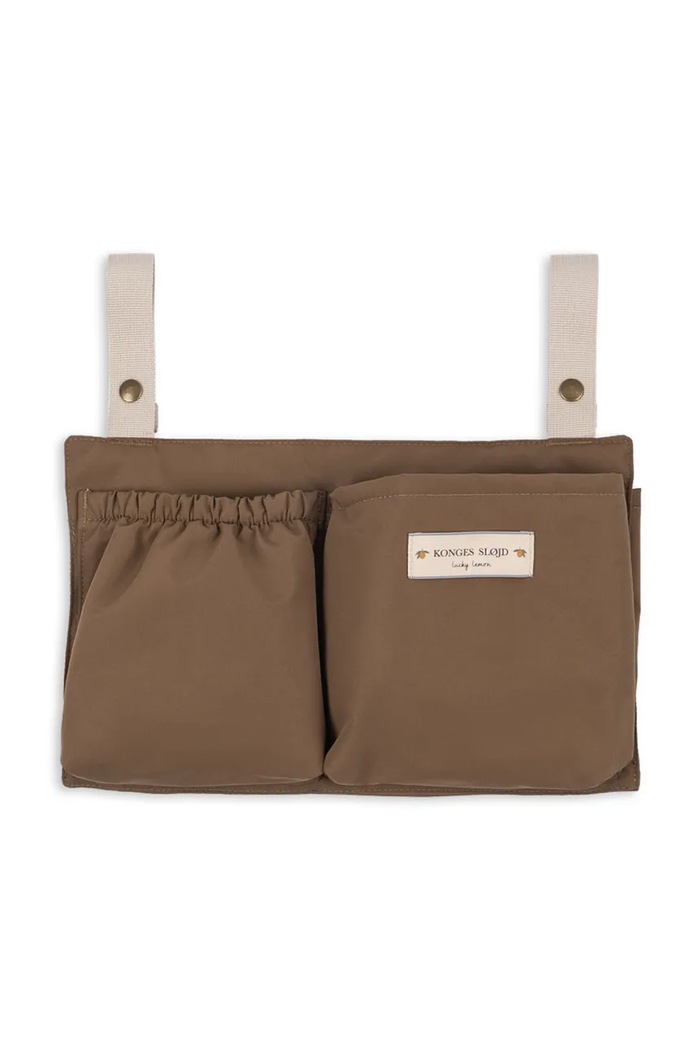 Taška ke kočárku Konges Sløjd ALL YOU NEED STROLLER POCKET hnědá KS103437.9BYA