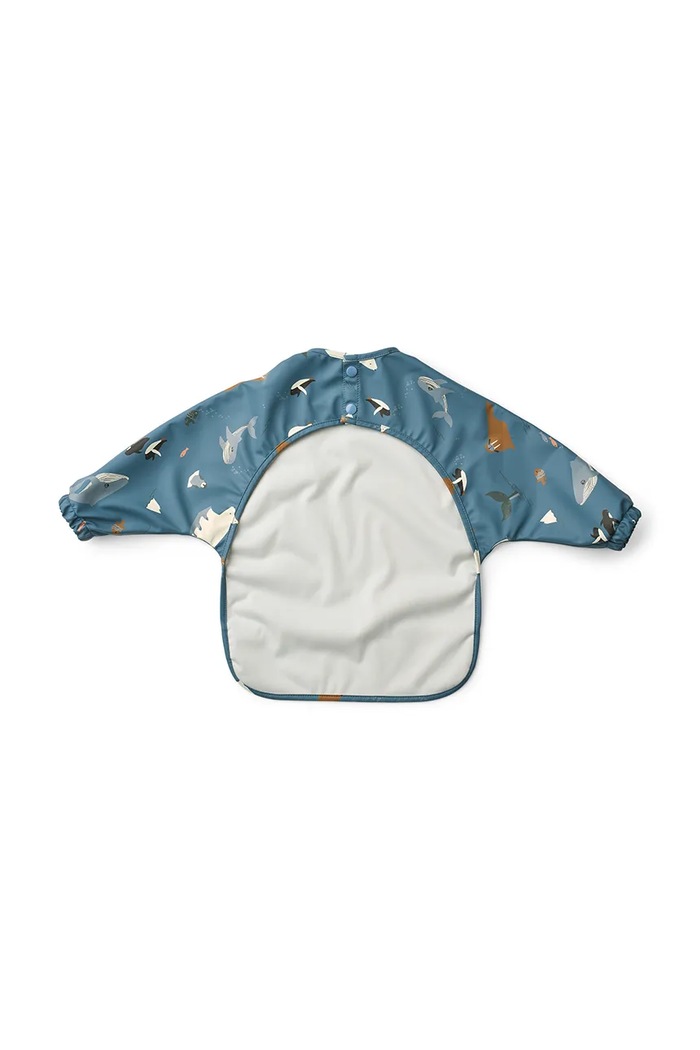 Băieți Liewood pelerină copii Merle Printed Cape Bib LW18136.9BYA albastru