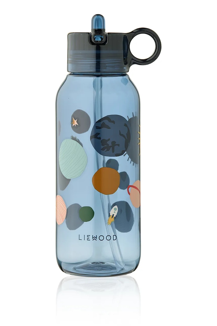 Sada obědové krabičky a láhve pro děti Liewood Chelsey Printed Lunchbox Set modrá LW20131.9BYA