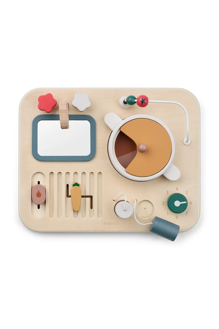 Chlapec Interaktívna hračka Liewood Magnus Little Chef Play Board LW20133.9BYA béžová