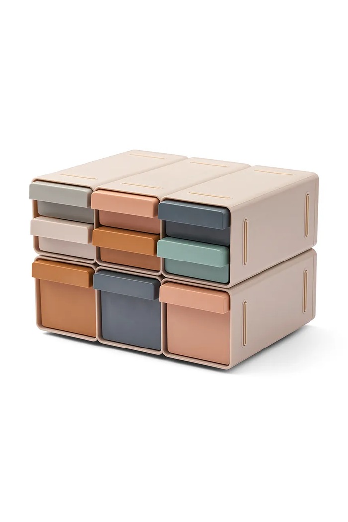 Liewood Pojemniki do przechowywania Kylian Storage System 6-pack LW20165.9BYA beżowy AW25