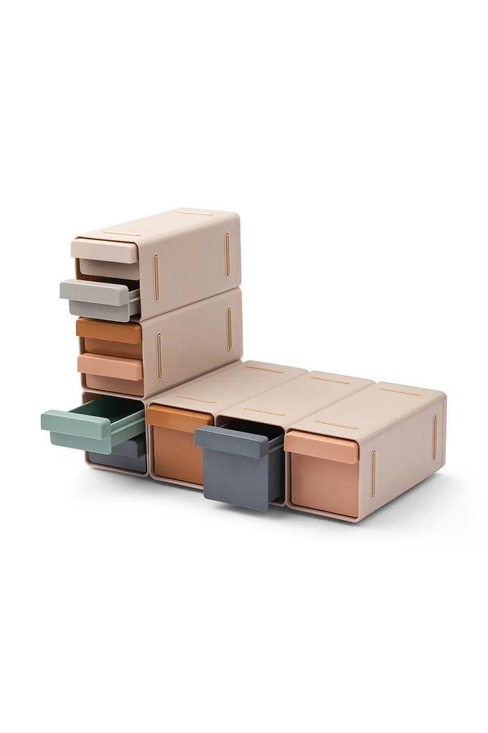 Chłopiec Liewood Pojemniki do przechowywania Kylian Storage System 6-pack LW20165.9BYA beżowy