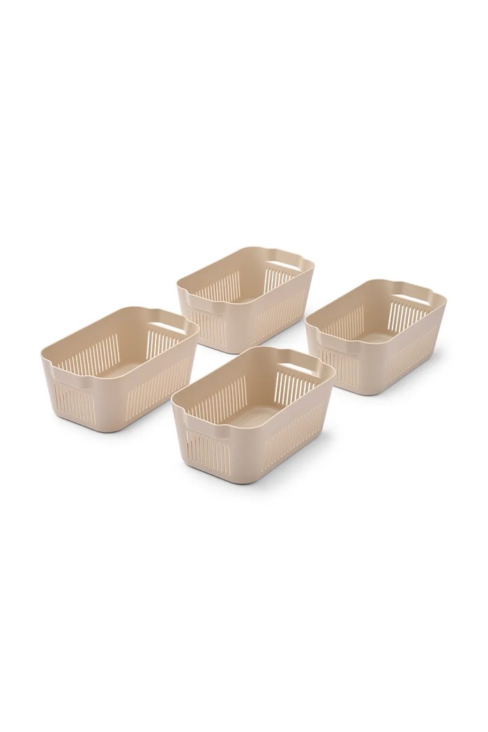 Liewood container de depozitare Makeeva Basket Mini 4-Pack 4-pack Produs pentru bebe bej LW20167.9BYA