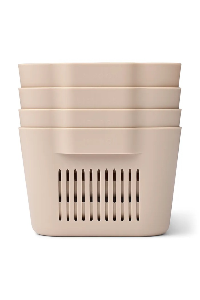 Băieți Liewood container de depozitare Makeeva Basket Mini 4-Pack 4-pack LW20167.9BYA bej