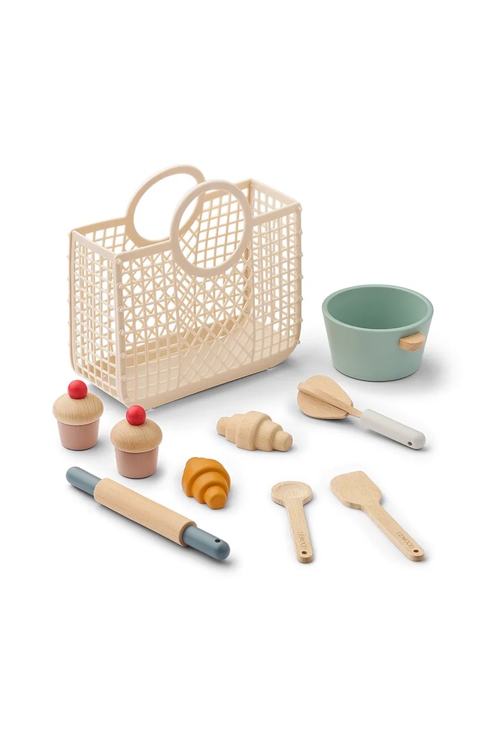 Liewood zestaw zabawek aktywizujących Lisbeth Baking Play Set beżowy LW20418.9BYA