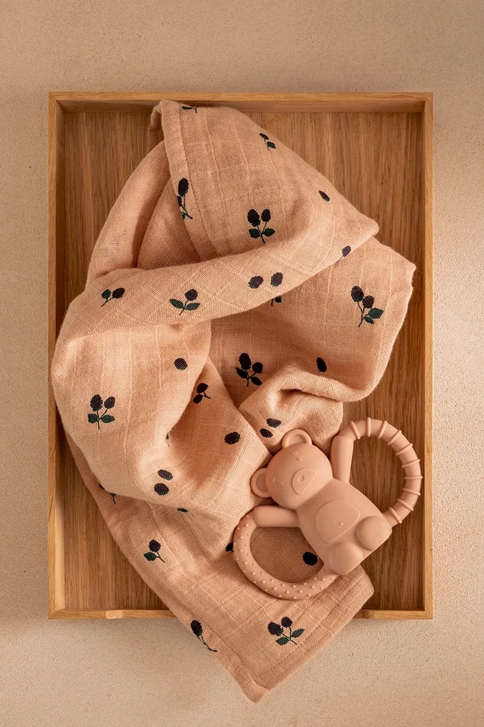 Detské hryzátko Liewood Magdalene Mr Bear Teether LW20175.9BYA oranžová AW25