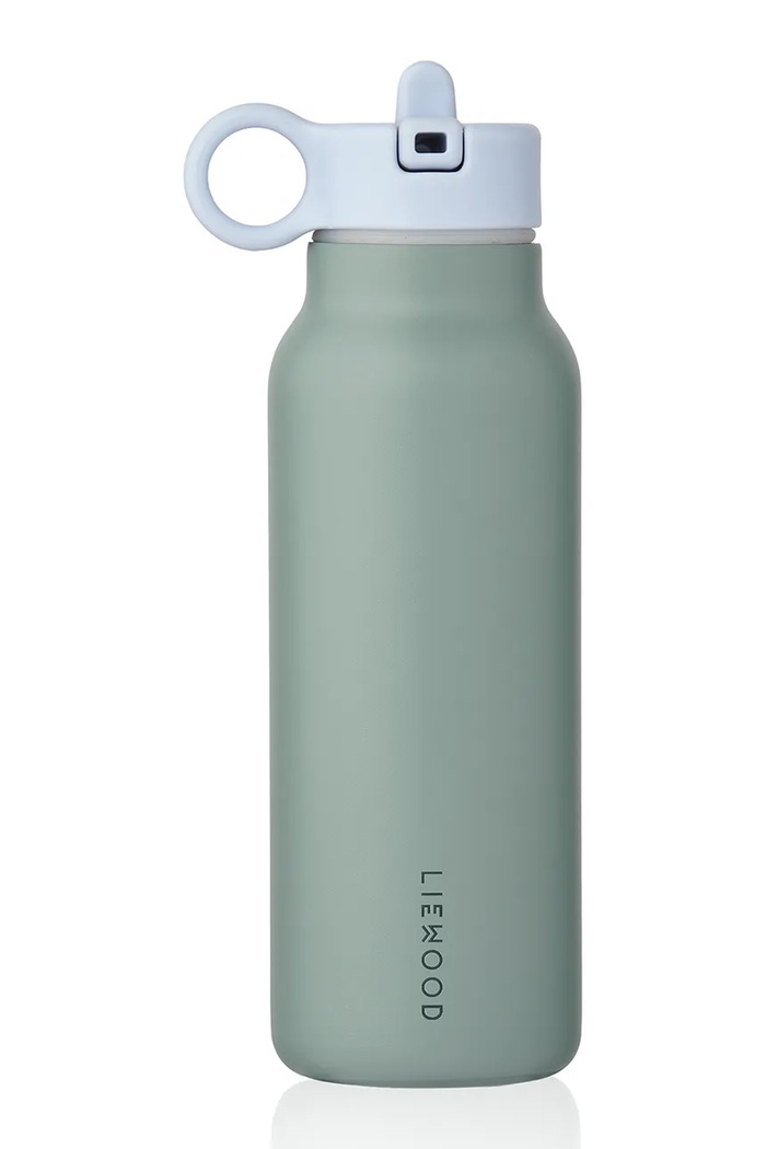 Термічна пляшка Liewood Falk Water Bottle With Crocodile Lid 350 ml LW20722.9BYA зелений AW25
