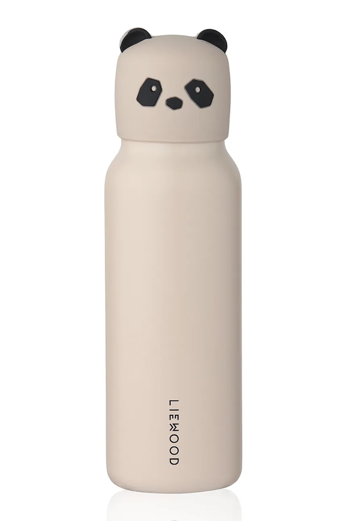 Liewood butelka termiczna Falk Water Bottle With Panda Lid 350 ml beżowy LW20757.9BYA