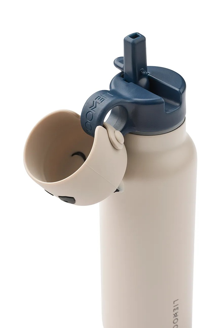 Chłopiec Liewood butelka termiczna Falk Water Bottle With Panda Lid 350 ml LW20757.9BYA beżowy