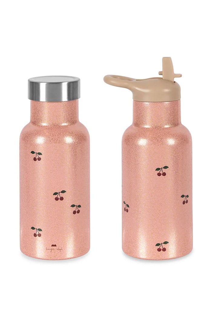 Детска термобутилка Konges Sløjd GLITTER THERMO BOTTLE KS104307.9BYA розов AW25