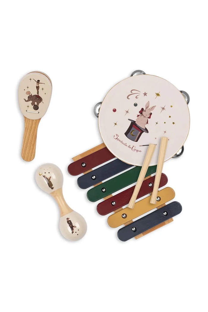 Konges Sløjd set de instrumente muzicale MUSIC SETS FSC KS104382.9BYA bej AW25