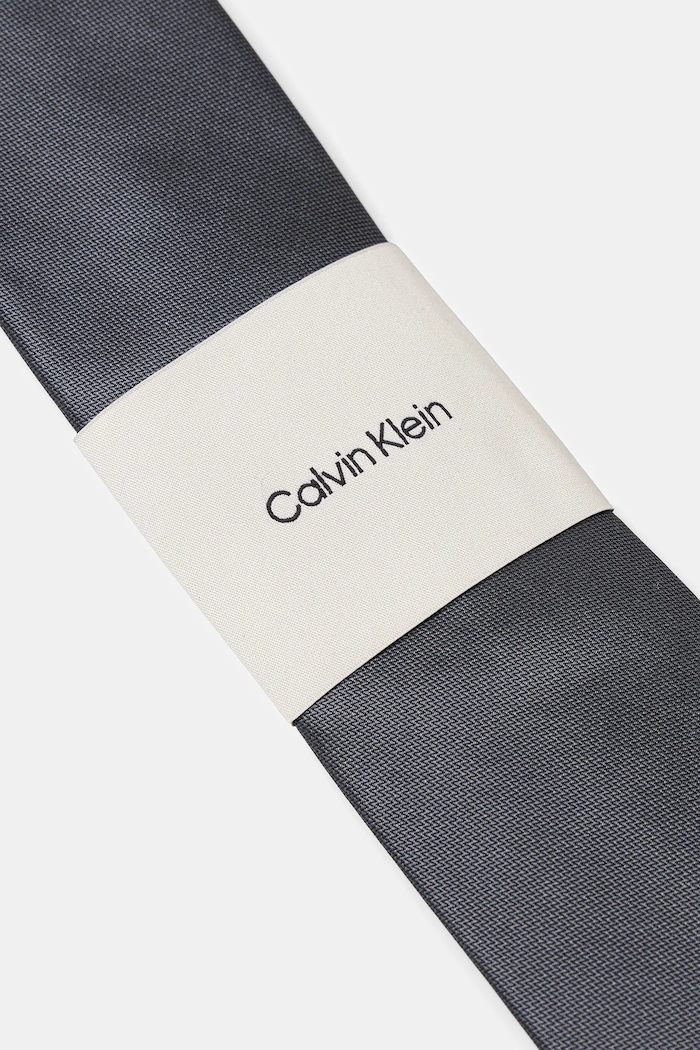 Accesorii Calvin Klein cravată cu mătase CK2111E001 gri